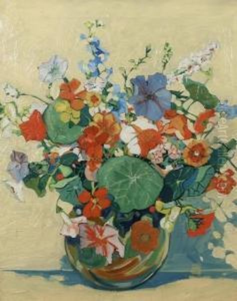 Vase With Spring Flowers - view 1