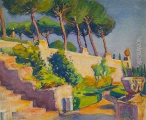 Garden In Morning Light by Margaret Jordan Patterson