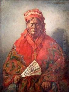 Portrait of Mother Jacoune Dealer of Fruits and Vegetables