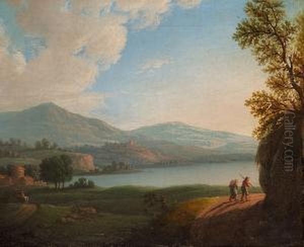 Landscape On The Rhine - view 1