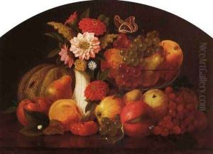 Flowers and Fruit of September by William Davis