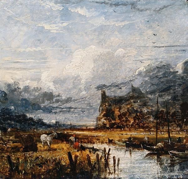 River Landscapes, A Pair - view 1