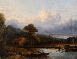 Boatmen On A River