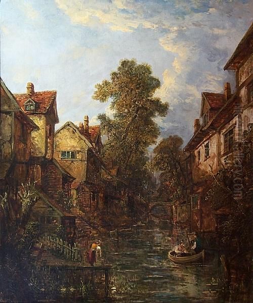 On The Wensum With Norwich Cathedral In The Distance - view 1