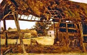 Old Farm Shed by William Davis