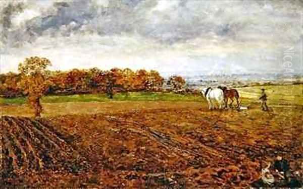 Ploughing in Cheshire - view 1