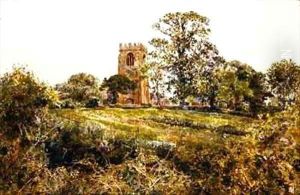 Shotwick Church Cheshire by William Davis