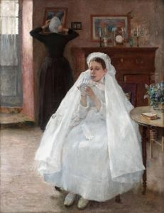 Fransk Konfirmand by Georg Pauli
