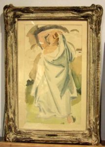 Figurstudie Antikiserande Kvinna