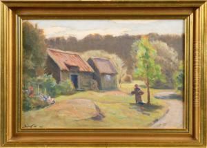 Sommarlandskap Fran Uto by Georg Pauli