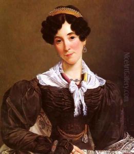 Portrait De Victoire Du Bois (Portait of Victoire du Bois) by Jean-Henri Decoene