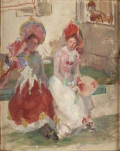 Galanta Damer Konverserar by Hanna (nee Hirsch) Pauli