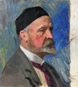 Portratt Av Maken Georg Pauli