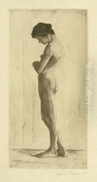 Stehender Weiblicher Akt - view 1