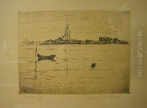 Blick Uber Die Schlei Zum Schleswiger Dom by Ingwer Paulsen