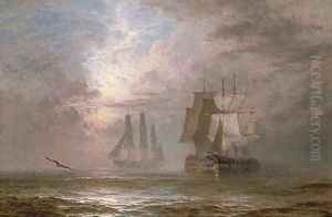 A collision at twilight by Henry Thomas Dawson