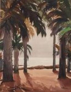 Through The Palm Trees by Vladimir Pavlosky