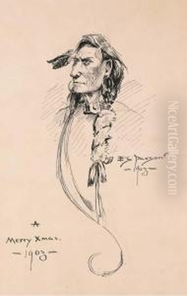 Portrait Of An Indian - view 1