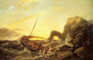 The Shipwreck by Pieter Christian Dommerson