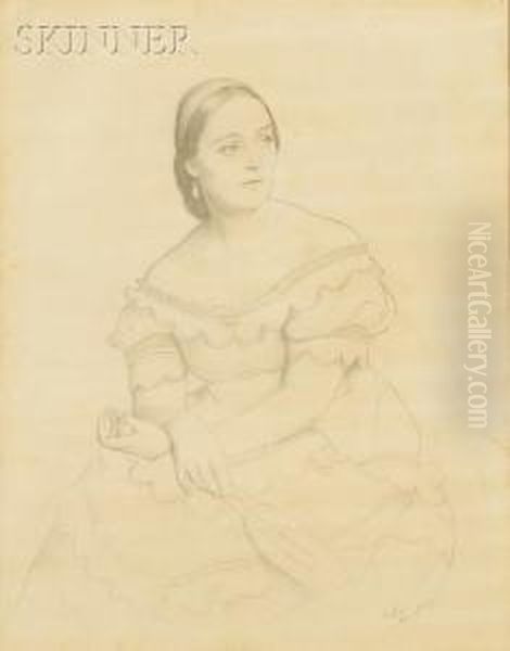 Portrait Of A Seated Woman - view 1