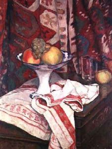 Still Life with Bowl of Fruit 1912 by Georges-Daniel de Monfreid