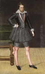 Portrait Of Sir Charles Stanhope by Robert Peake