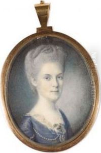 Mary Cox Morris, Wife Of General Jacob Morris (1759-1827) by Charles Willson Peale