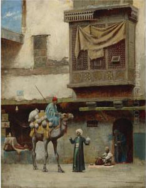 The Pottery Seller In Old City Cairo - view 1
