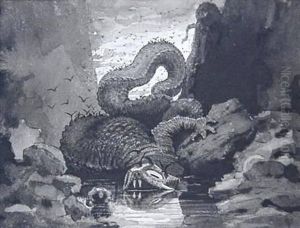 The Sea Serpent by Charles Sprague Pearce