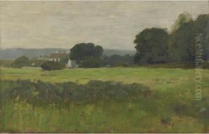 Green Landscape by Charles Sprague Pearce