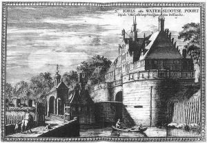 Sint Jorispoort St Georges Gate in Delft 1867-80 by Coenraet Decker