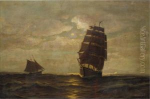 Ships At Sea by Robert Pearson