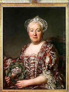 Portrait of Madame Denis 1712-90 by Joseph Siffrein Duplessis