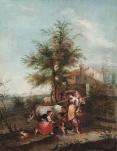 La Mungitura by Domenico Pecchio