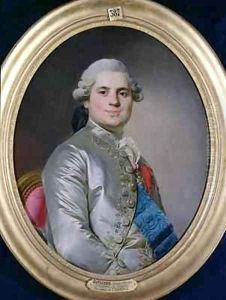 Portrait of Louis of France 1755-1824 Count of Provence future King Louis XVIII by Joseph Siffrein Duplessis