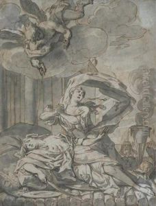 The Death Of Dido by Laurent Pecheux