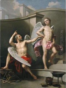 Daedalus And Icarus by Laurent Pecheux