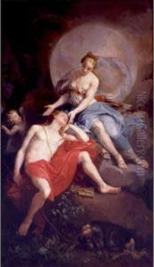 Diane And Endymion by Laurent Pecheux