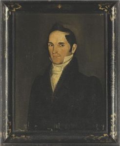 A Portrait Of Hiram A. Adams by Sheldon Peck