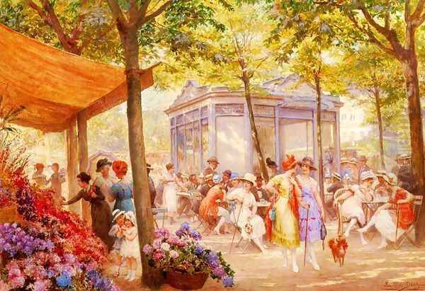 La Marche Aux Fleurs (The Flower Seller) - view 1