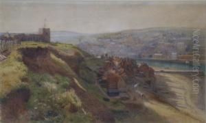 Whitby Harbour Signed 8.75 X 14.5in Whitby Harbour Signed 8.75 X 14.5in