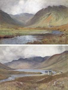Corrie Kinloch, Sutherland; And Loch Merkland, Sutherland by John Pedder