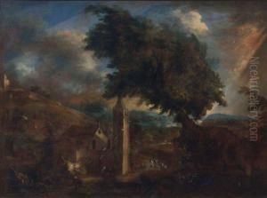 Paesaggio Con Fulmine by Bartolomeo Pedon