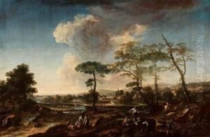 Paesaggio Fluviale by Bartolomeo Pedon