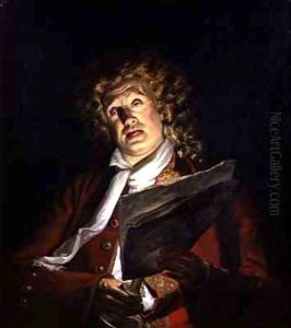 Portrait of an Actor Charles Dibdin 1745-1814 by Arthur William Devis