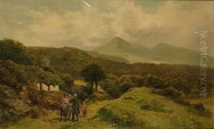 A Welsh Landscape Believed To Be Near Aberglaslyn, Beddgelert A Welsh Landscape Believed To Be Near Aberglaslyn, Beddgelert