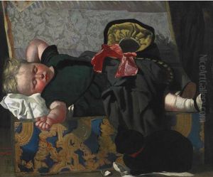 The Afternoon Nap by Paul Peel
