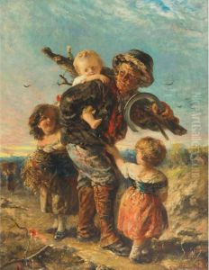 Return From Harvest by Paul Peel
