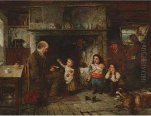 The Benevolent Cottagers by John Thomas Peele
