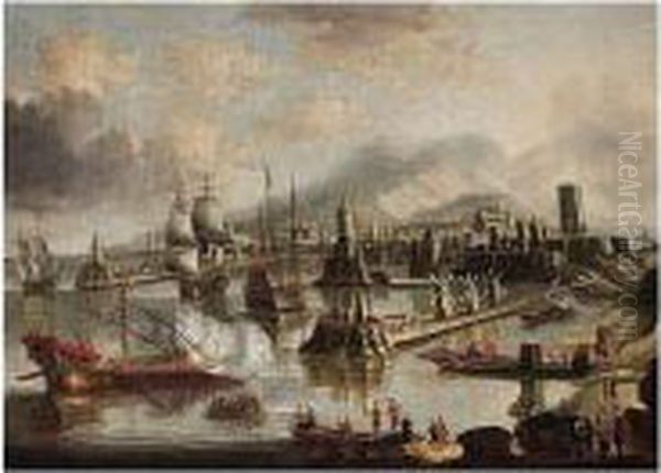 View Of The Harbour At Rhodes - view 1